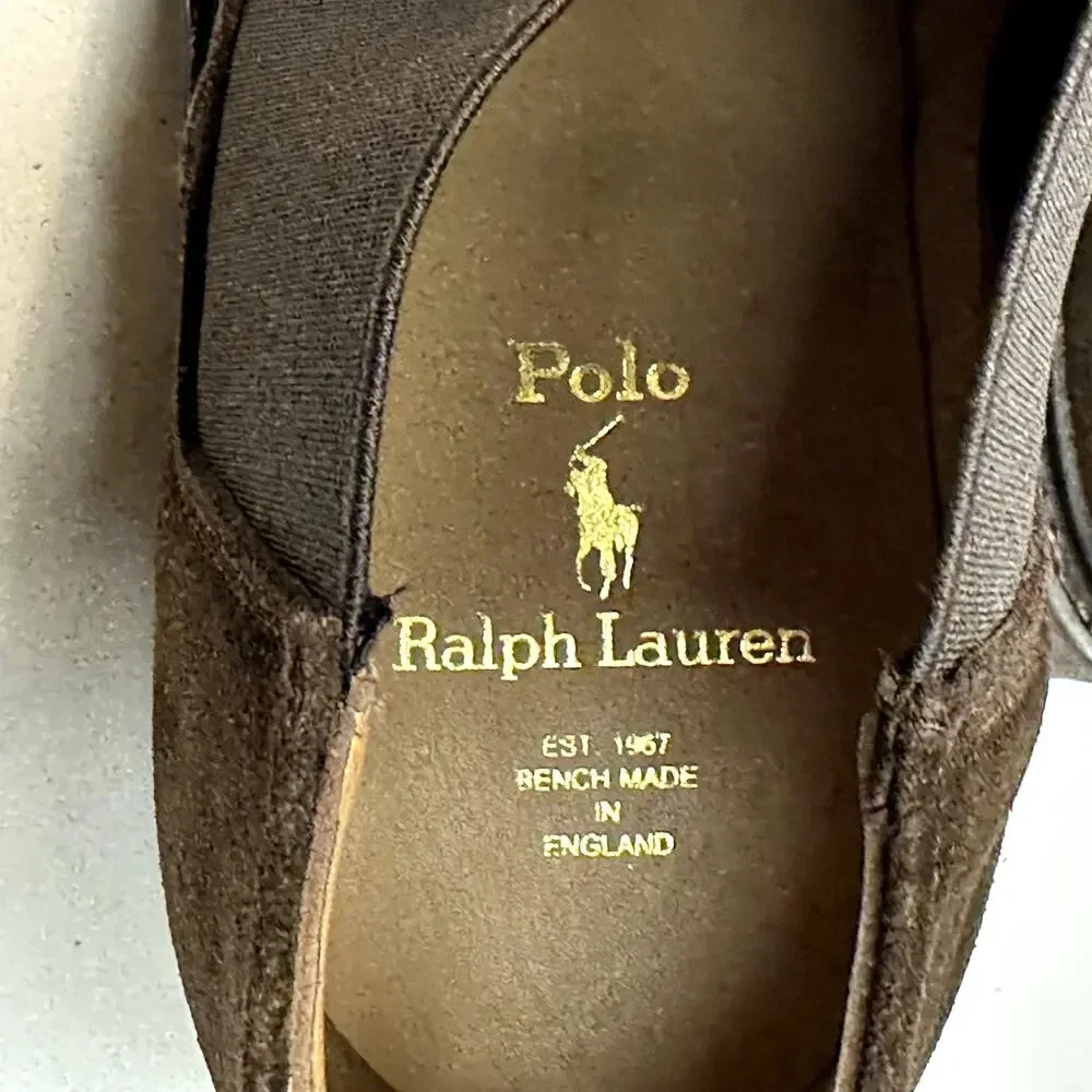 NWOT Polo Ralph Lauren x Alfred Sargent Suede Chelsea Boot Made in England 11 D
